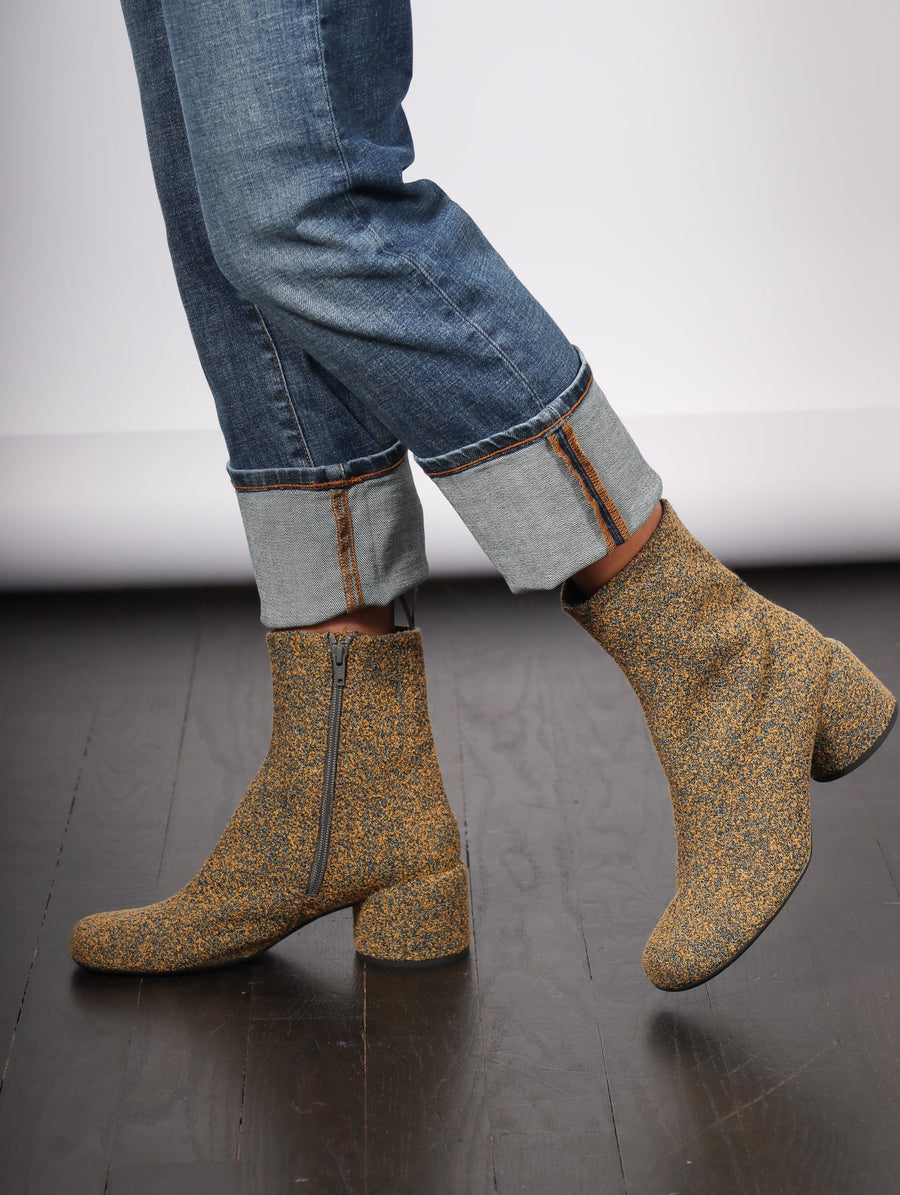 Niki Boots in Mustard Knit by Camper