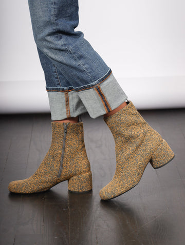 Niki Boots in Mustard Knit by Camper