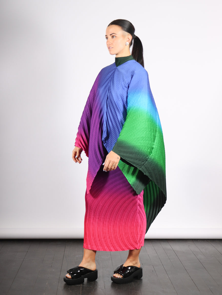 Nuance Pleats Poncho in Afternoon by Issey Miyake-Issey Miyake-Idlewild