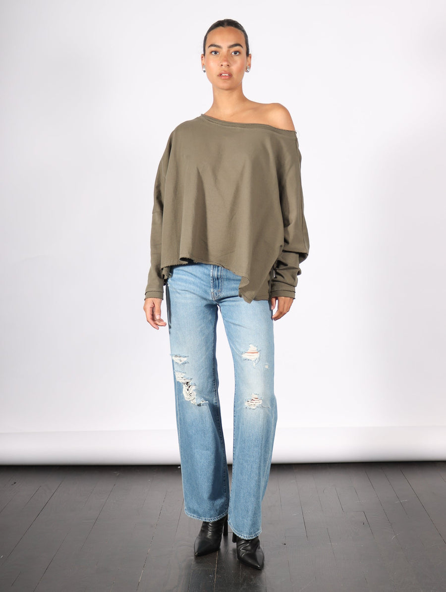 Off Shoulder Top in Loden by Planet