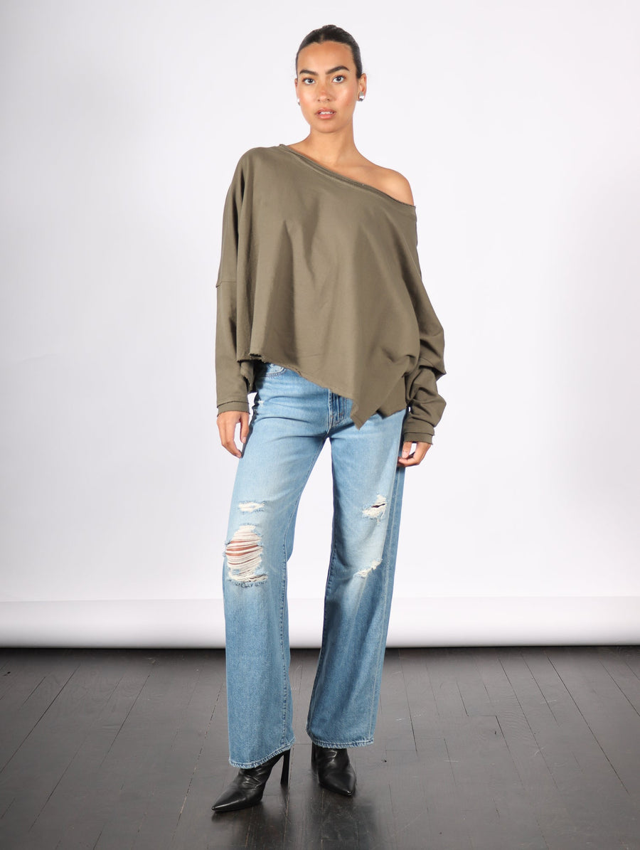 Off Shoulder Top in Loden by Planet