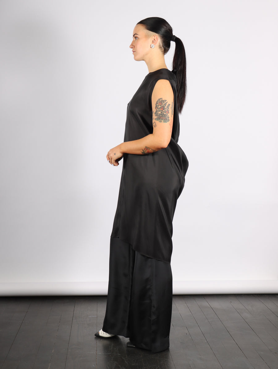 Open Back Tunic in Black by MM6 Maison Margiela-MM6-Idlewild