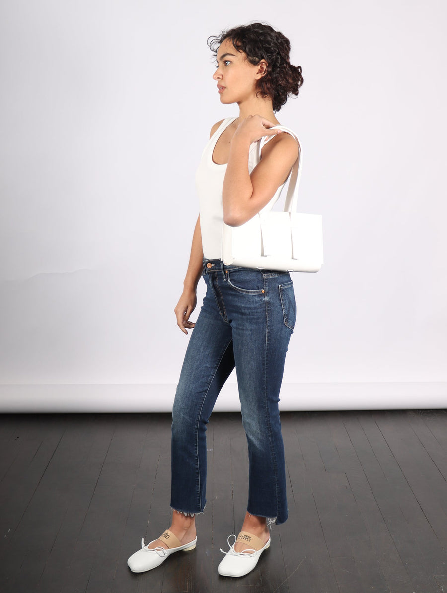 Orizzontale Shoulder Bag in White by Arrhe Studio-Idlewild