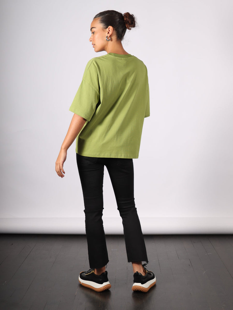 Oversized Boxy Tee in Leaf by Kowtow