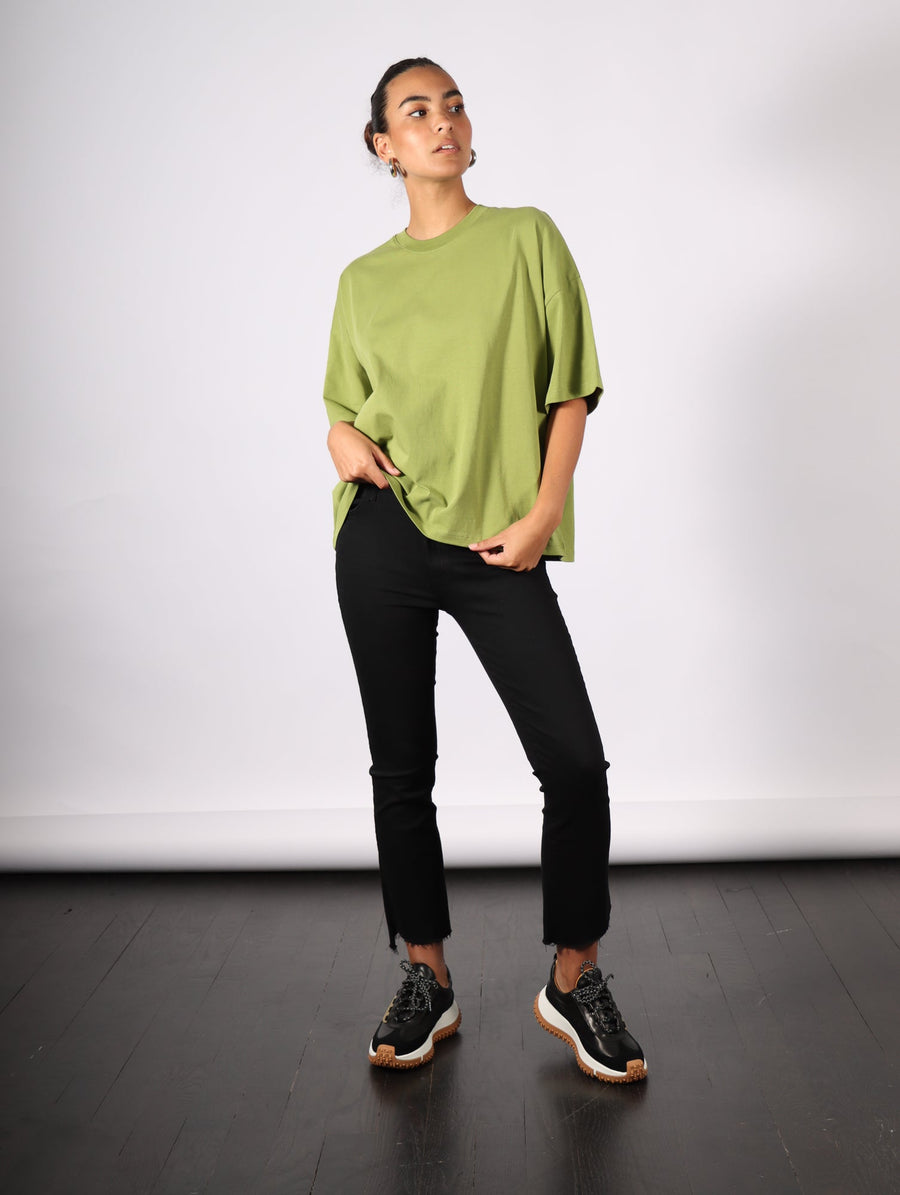 Oversized Boxy Tee in Leaf by Kowtow