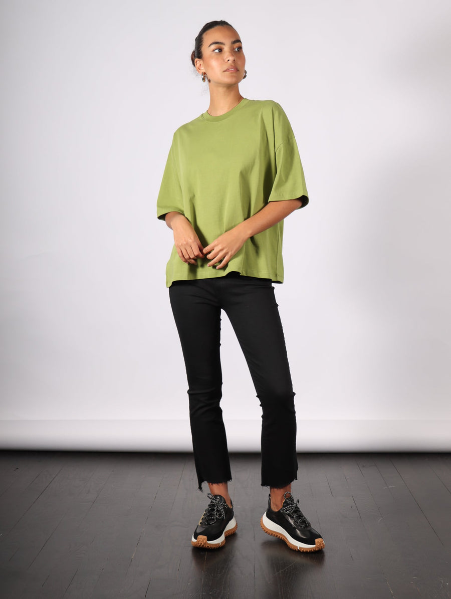 Oversized Boxy Tee in Leaf by Kowtow