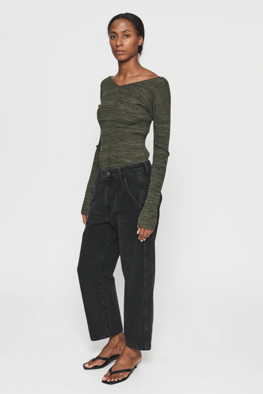 Painter Jean in Faded Black by 6397-Bottoms-6397-Idlewild