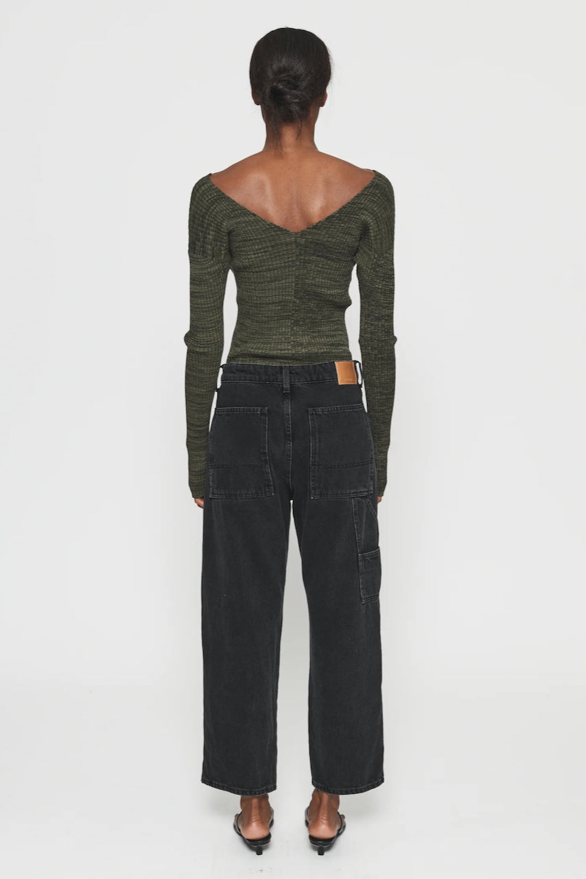 Painter Jean in Faded Black by 6397-Bottoms-6397-Idlewild