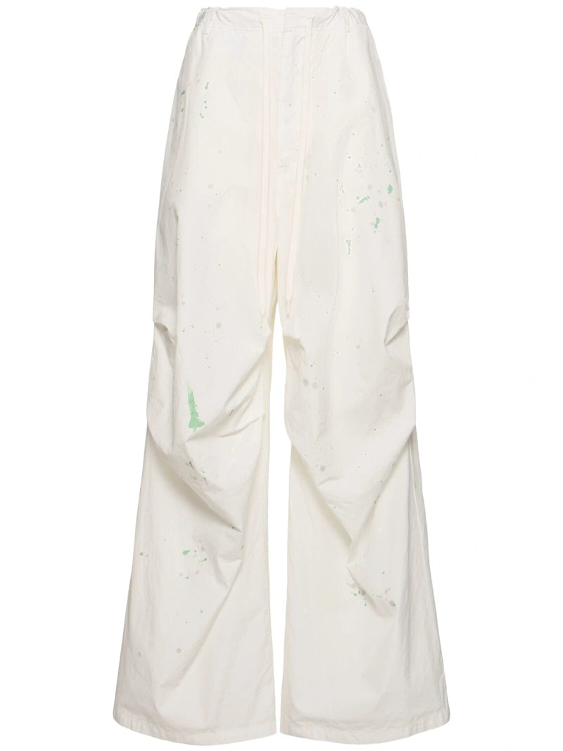 Pants in Off White Paint Splatter by MM6 Maison Margiela-MM6-Idlewild