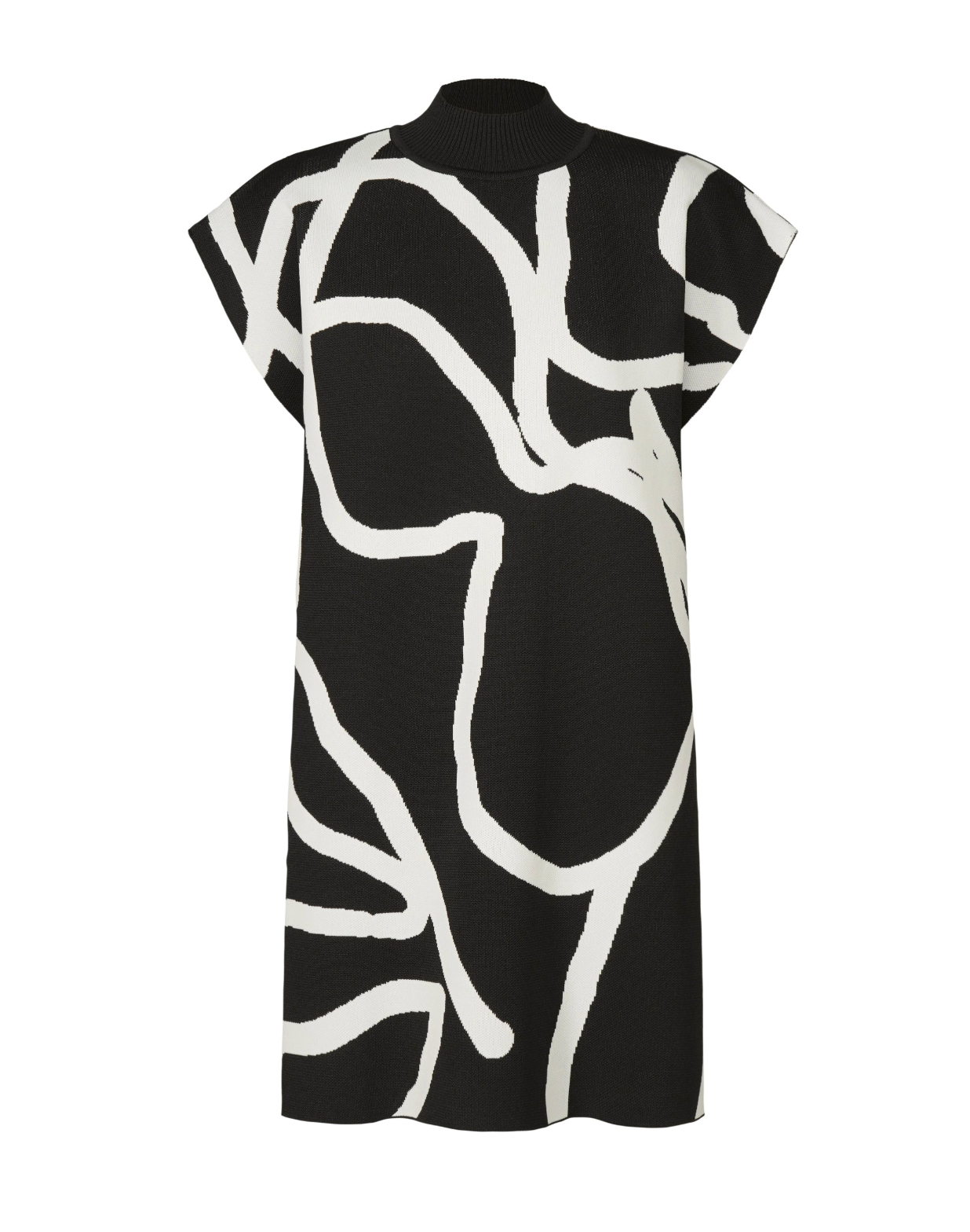 Pause Knit Tunic in Black by Pleats Please Issey Miyake-Tops-Pleats Please Issey Miyake-Idlewild