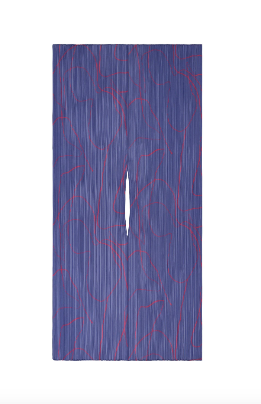 Pause Madame-T in Blue by Pleats Please Issey Miyake-Tops-Pleats Please Issey Miyake-Idlewild