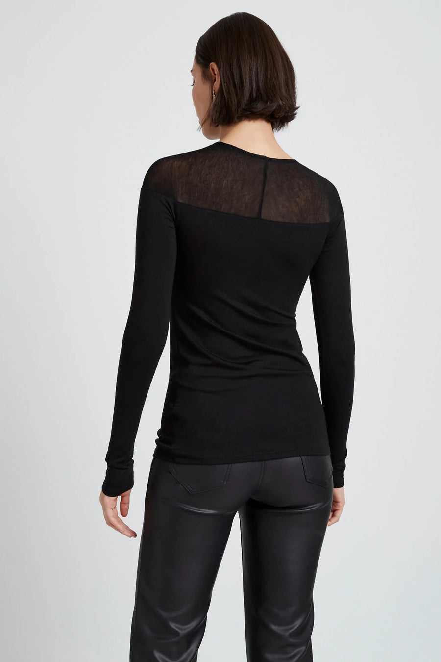 Pearl Top in Black by Marcella