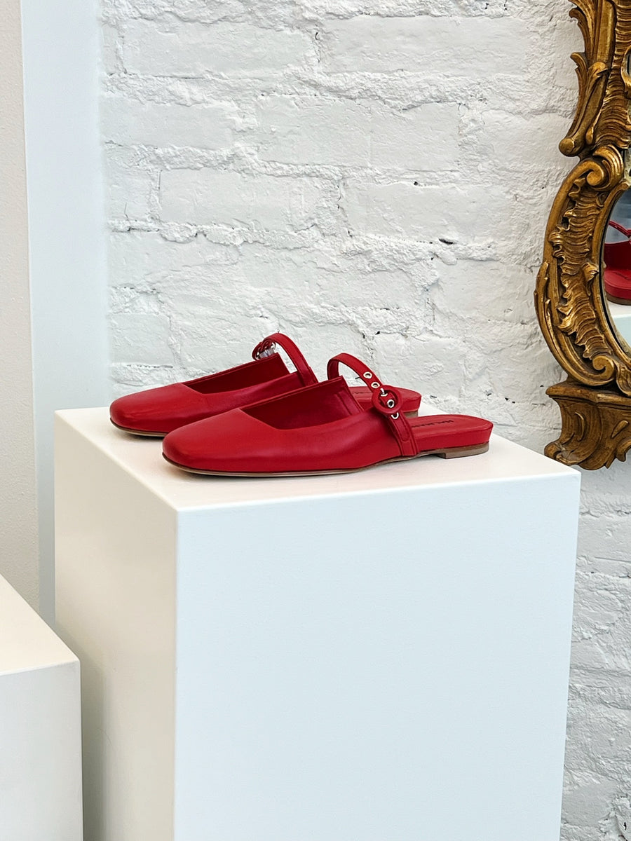 Pet Mules in Baron Rosso by Halmanera-Shoes-Halmanera-Idlewild