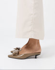 Petit Pouch Heel in Oak by St Agni-St. Agni-Idlewild
