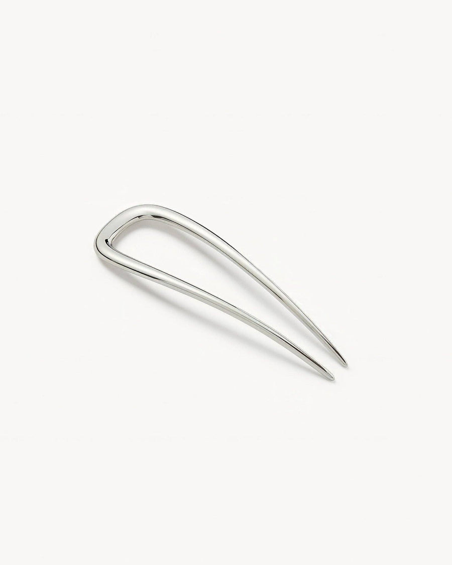 Petite Oval French Hair Pin in Silver by Machete-MACHETE-Idlewild