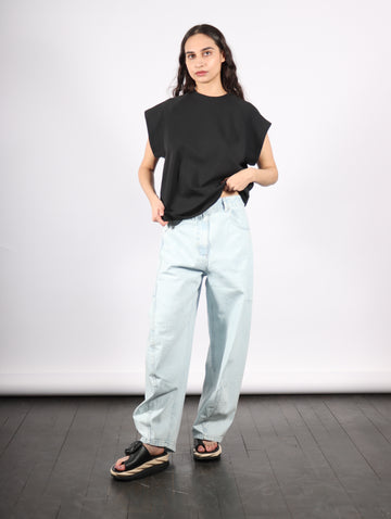 Petite Sid Jeans in Bleached Denim by Tibi-Tibi-Idlewild