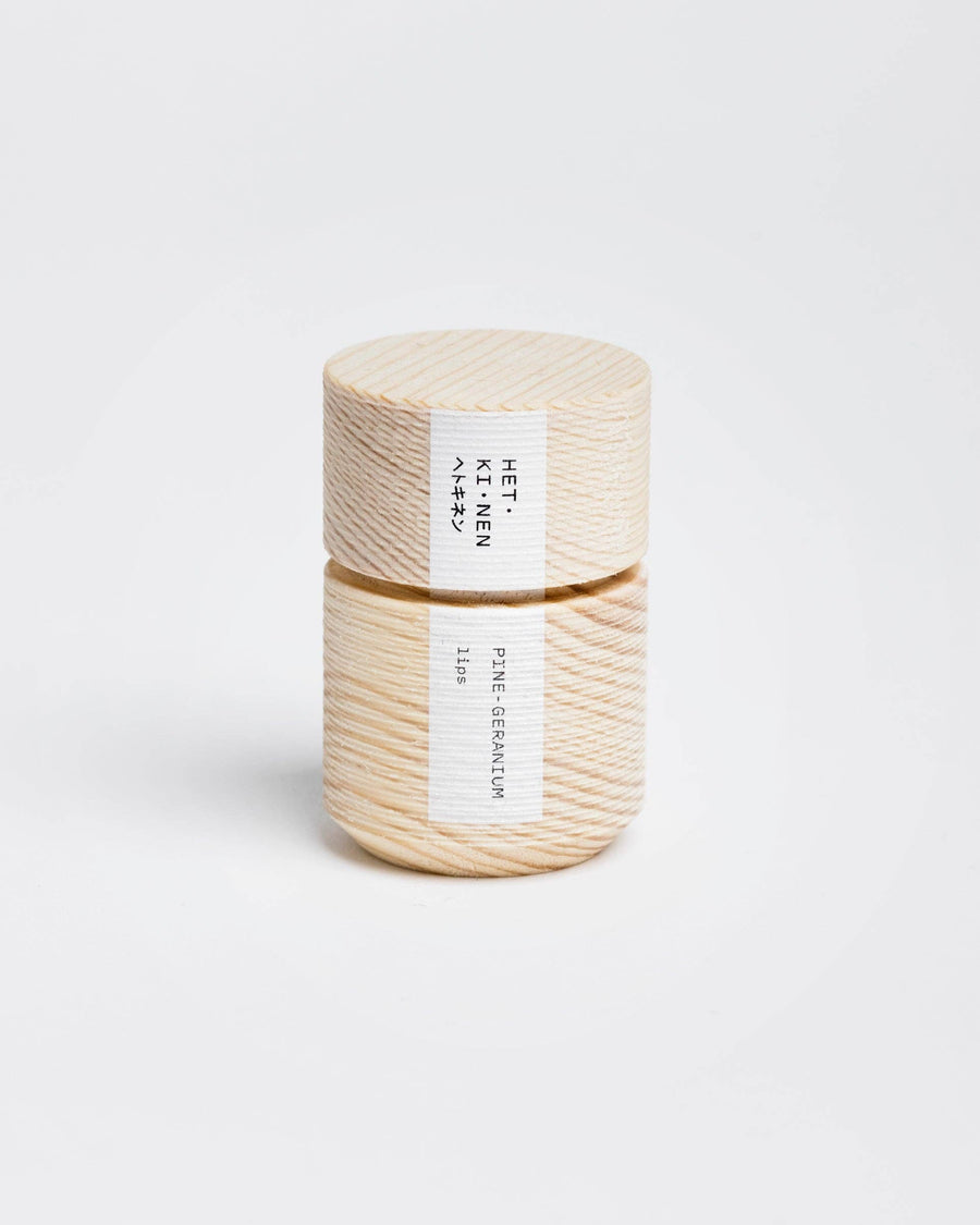 Pine-geranium Lip Balm in Pink by Hetkinen-Hetkinen-Idlewild