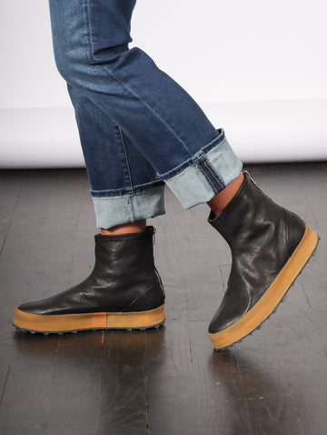 Platform Boot in Black by Shoto