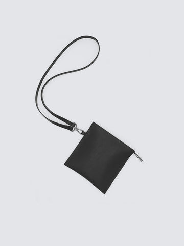 Pocket Shoulder Pouch in Black by Arrhe Studio-Arrhe Studio-Idlewild