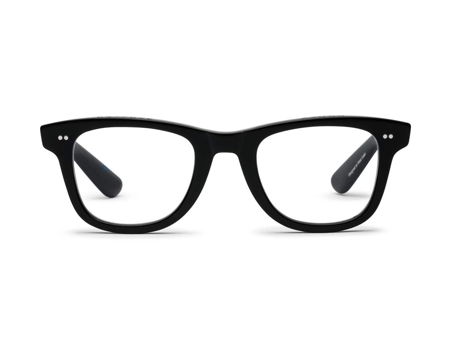Porgy Backstage Readers in Gloss Black by Caddis-Sunglasses-Caddis Eyewear-Idlewild