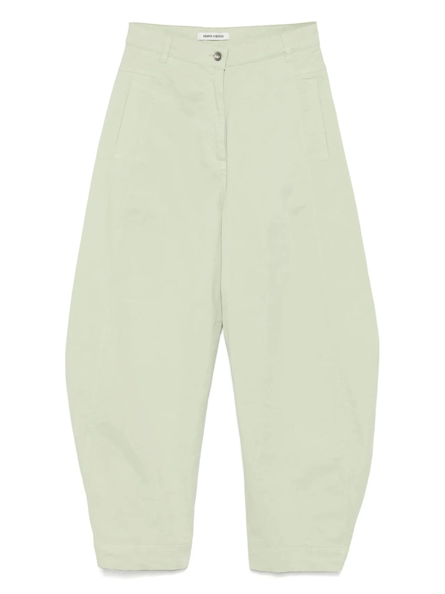 Post Denim Pants in Pale Green by Henrik Vibskov-Bottoms-Henrik Vibskov-Idlewild