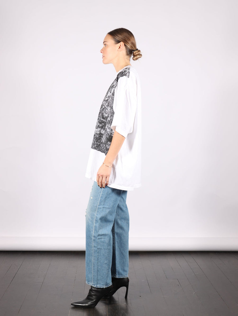 Printed Big Tee in Black & White by Melitta Baumeister-Melitta Baumeister-Idlewild