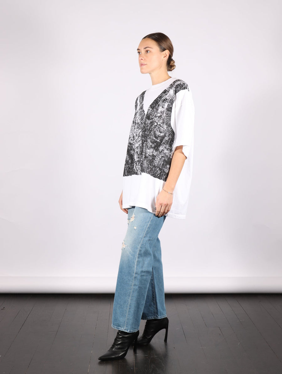 Printed Big Tee in Black & White by Melitta Baumeister-Melitta Baumeister-Idlewild