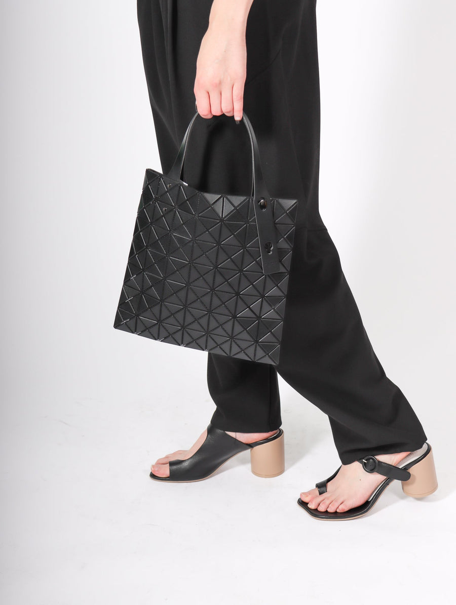 Prism Matte Handbag in Black by Bao Bao Issey Miyake-Idlewild