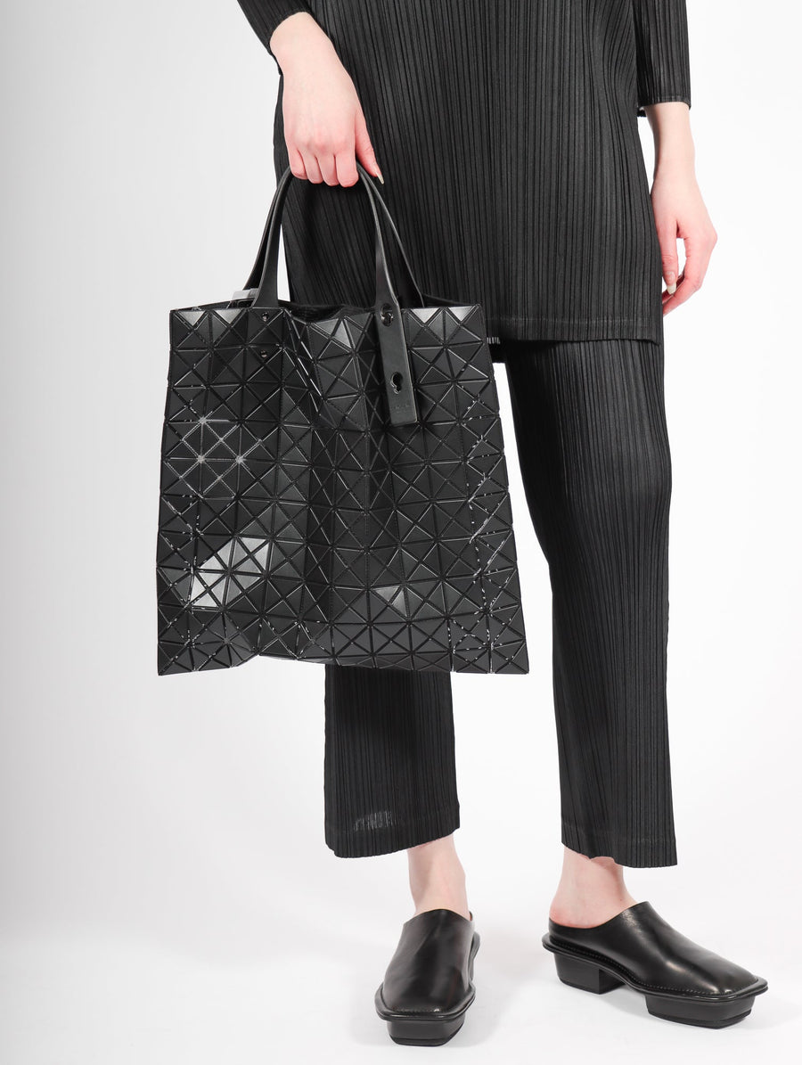 Prism Matte Tote Bag in Black by Bao Bao Issey Miyake-Idlewild