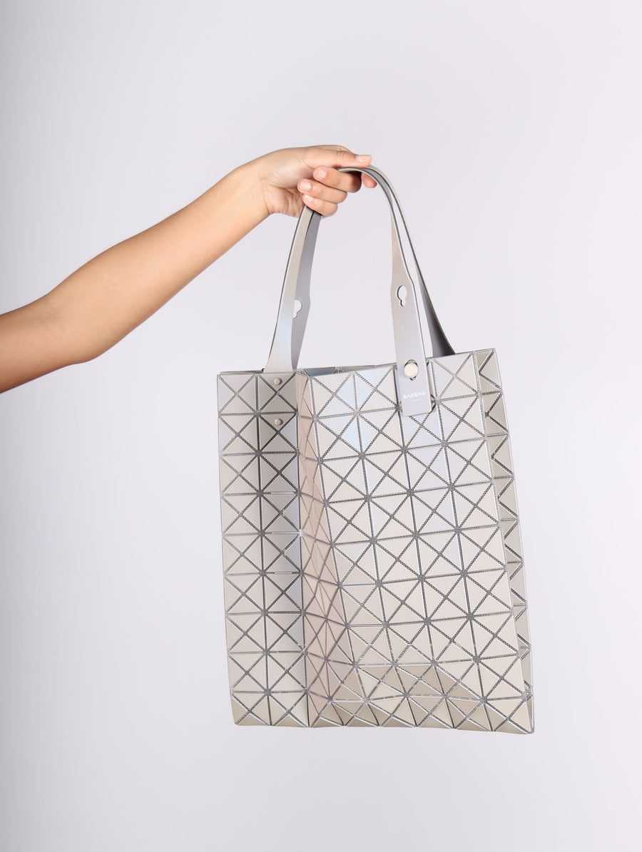 Prism Plus Tote in Gray Beige by Bao Bao Issey Miyake