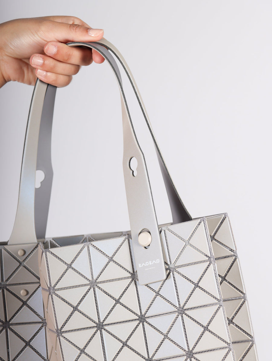 Prism Plus Tote in Gray Beige by Bao Bao Issey Miyake