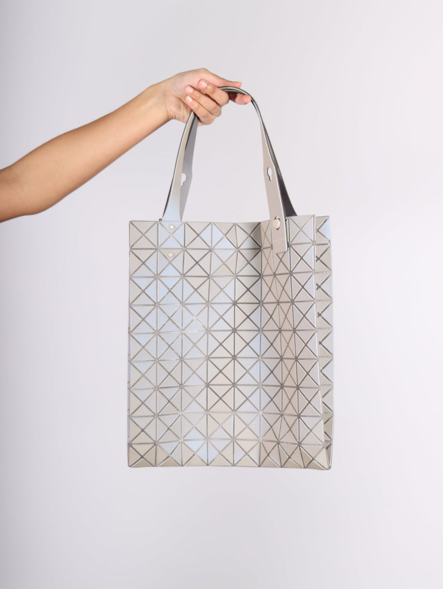 Prism Plus Tote in Gray Beige by Bao Bao Issey Miyake