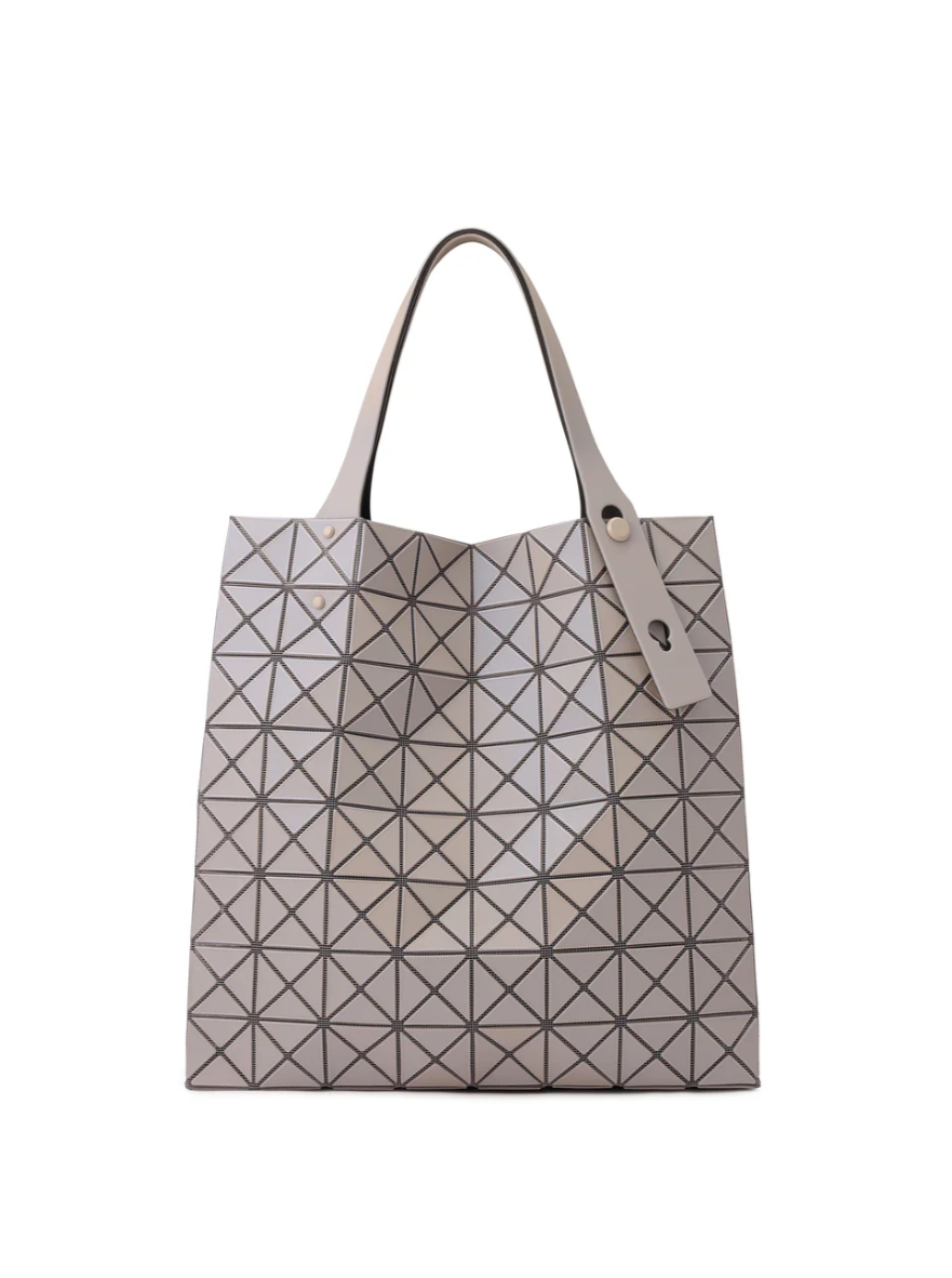 Prism Plus Tote in Gray Beige by Bao Bao Issey Miyake