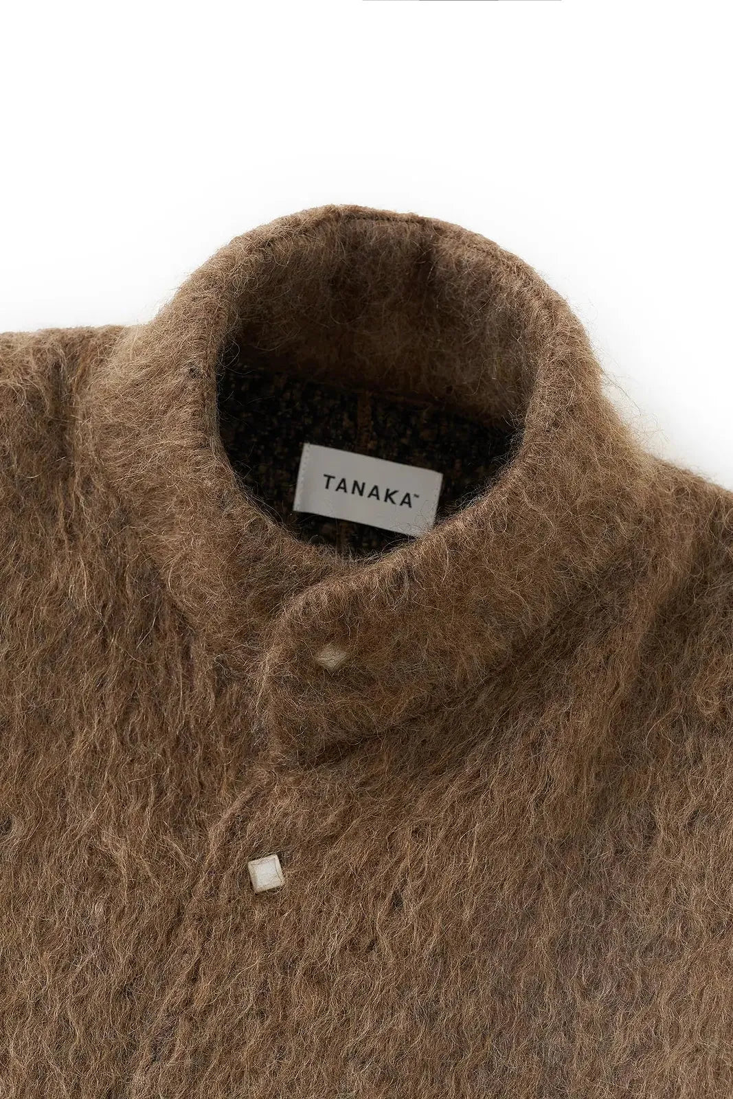 Pullover Shaggy Top in Brown by Tanaka Denim-Tops-TANAKA-Idlewild