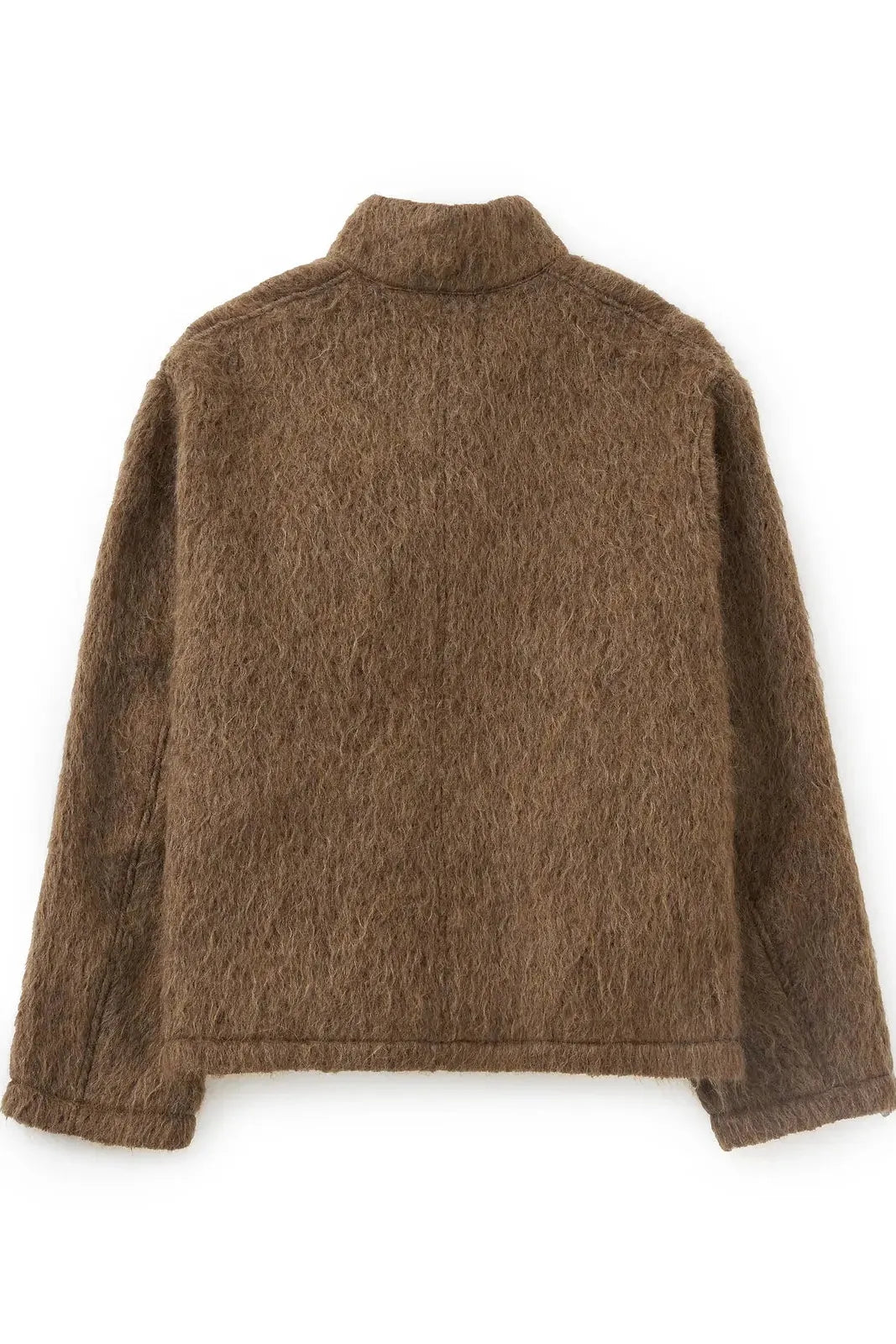 Pullover Shaggy Top in Brown by Tanaka Denim-Tops-TANAKA-Idlewild