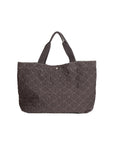 Quilted Crushed Tote in Espresso by Utility Canvas-Utility Canvas-Idlewild