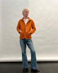 Quilted Snap Jacket in Orange by Utility Canvas-Utility Canvas-Idlewild