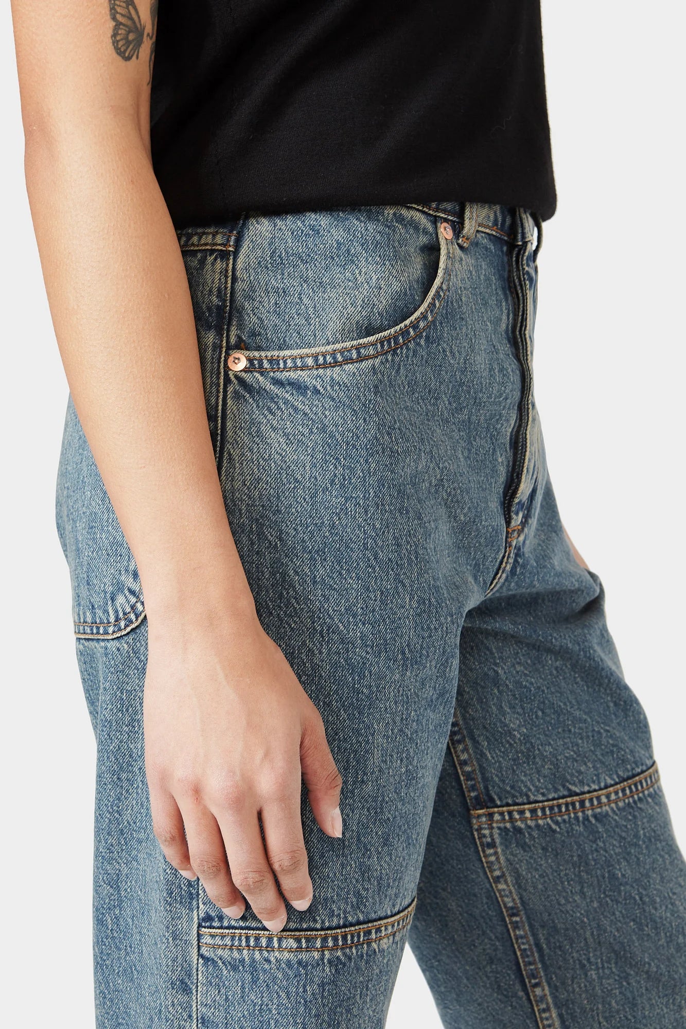 Quinn Jeans in Palma Wash by Decade-Bottoms-Decade-Idlewild