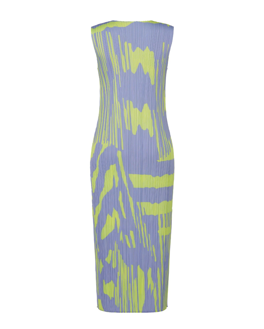 Refraction Dress in Light Blue by Pleats Please Issey Miyake-Dresses-Pleats Please Issey Miyake-Idlewild