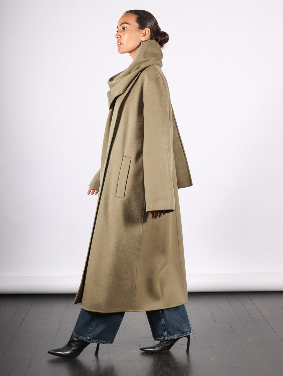 Rego Long Coat in Agate Moss by Rodebjer