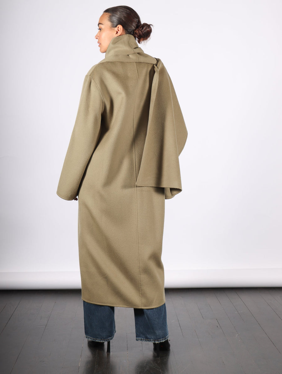 Rego Long Coat in Agate Moss by Rodebjer