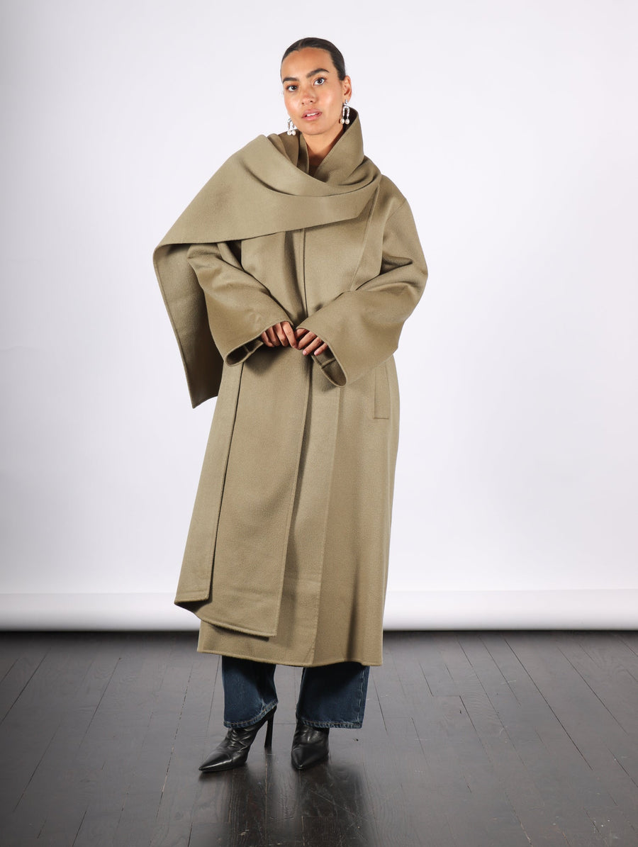 Rego Long Coat in Agate Moss by Rodebjer