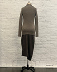 Rib Split Turtleneck in Cinder by Lauren Manoogian-Tops-Lauren Manoogian-Idlewild