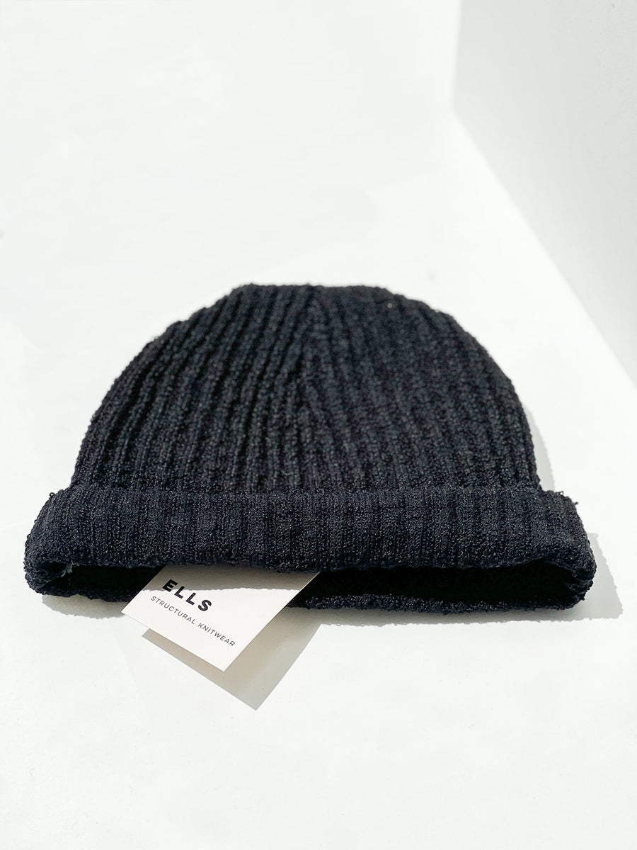 Ribbed Beanie by ELLS Knitwear