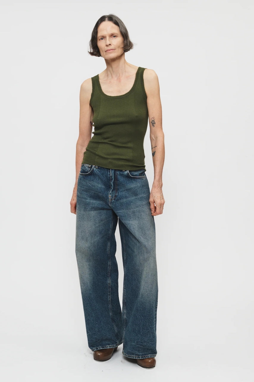 Roomy Jean in Rugged Mid Blue by 6397-Bottoms-6397-Idlewild