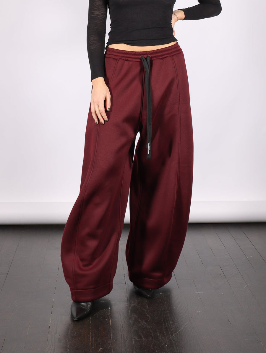 Round Leg Lounge Pants in Bordeaux by Melitta Baumeister-Melitta Baumeister-Idlewild