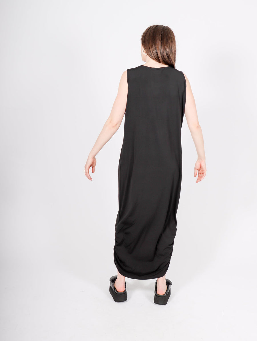 Ruched Jersey Tank Dress in Black by Planet-Planet-Idlewild