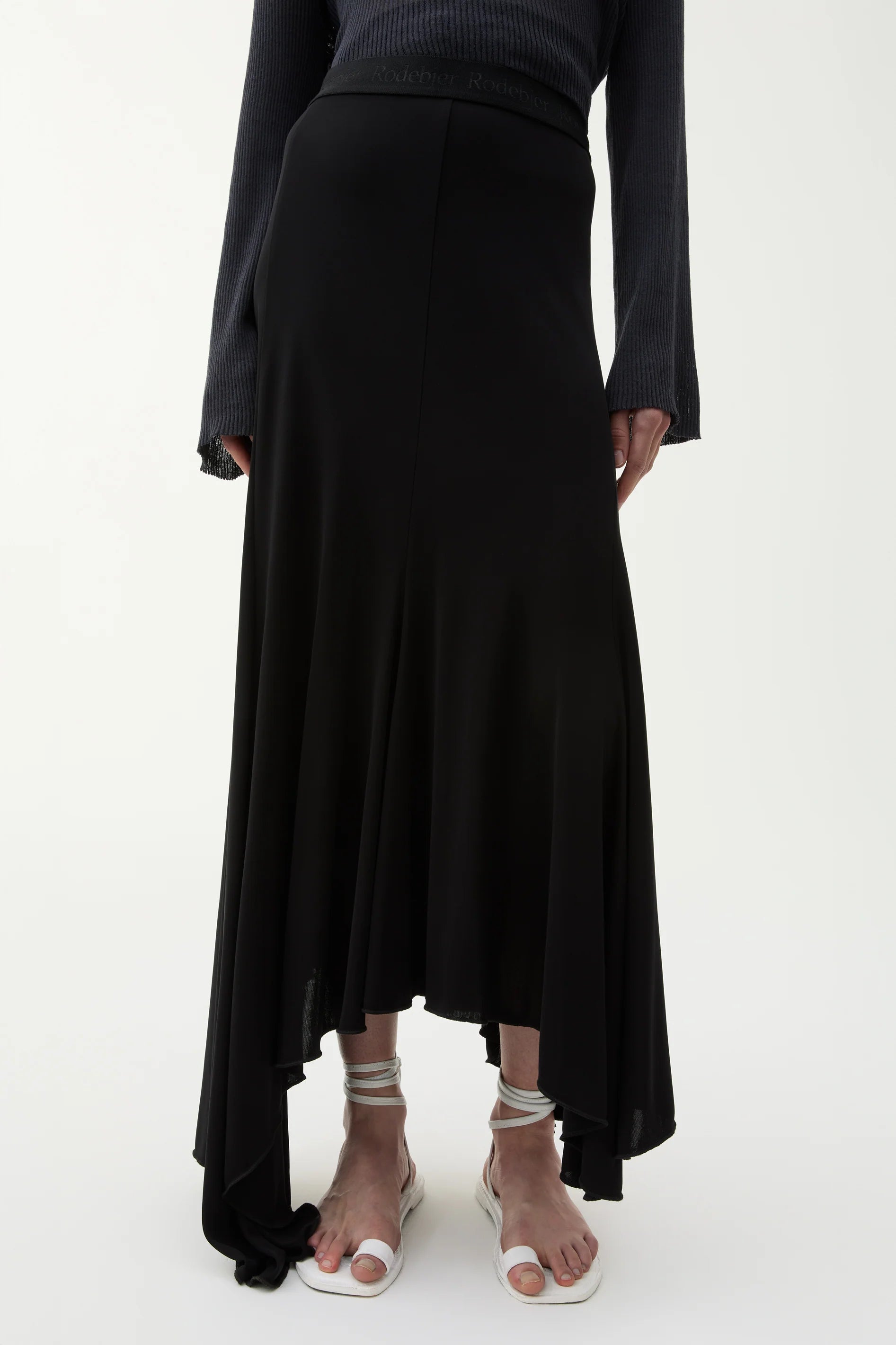 Sandy Skirt in Black by Rodebjer-Bottoms-Rodebjer-Idlewild