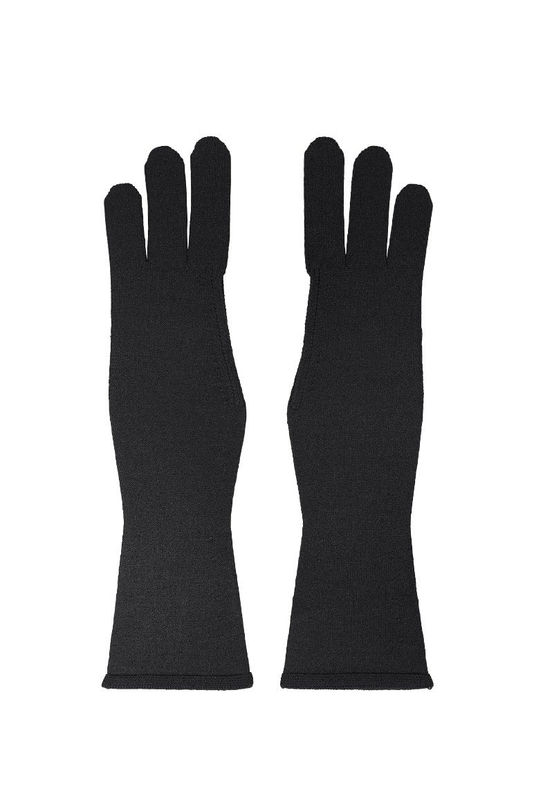 Aye-Aye Short Gloves in Black by Issey Miyake-Idlewild