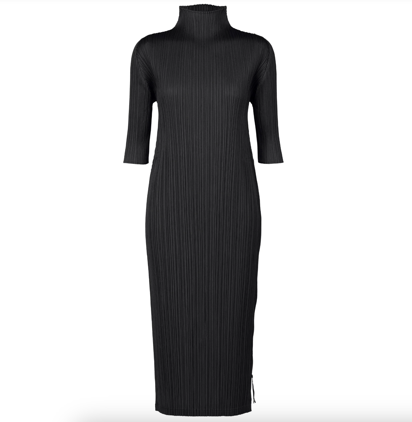 September Monthly Colors Dress in Black by Pleats Please Issey Miyake-Dresses-Pleats Please Issey Miyake-Idlewild